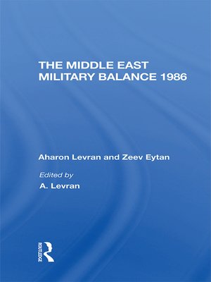 cover image of The Middle East Military Balance 1986